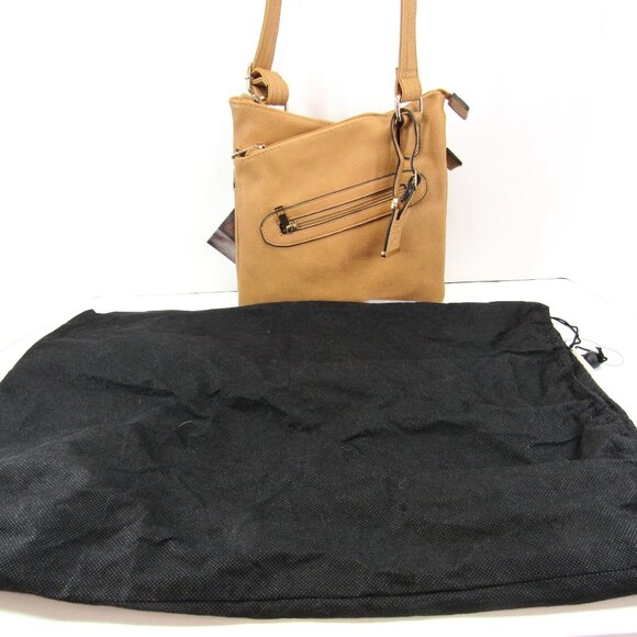 Bulldog Crossbody Concealed Carry Purse Bdp032 Dual Pouch Pocket and Dust Bag - Picture 3 of 12